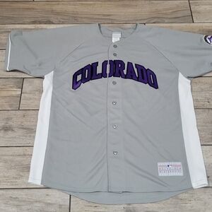 Colorado Rockies MLB Troy Tulowitzki # 2 General Merchandise XLg Jersey Grey